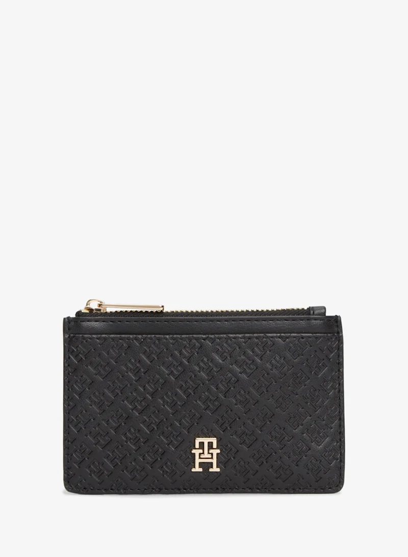 Icon Debossed Credit Card Holder